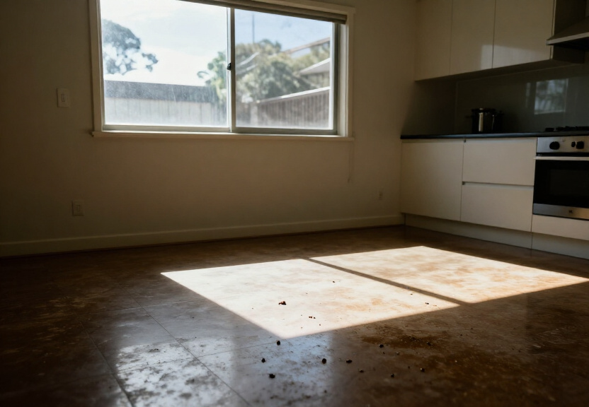 Ant infestation in a Greenhills Beach kitchen before treatment